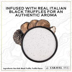 Caravel Gourmet label close-up highlighting product name and ingredients clarity