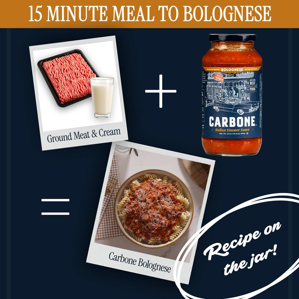 Carbone sauce served over pappardelle illustrating restaurant-quality meal