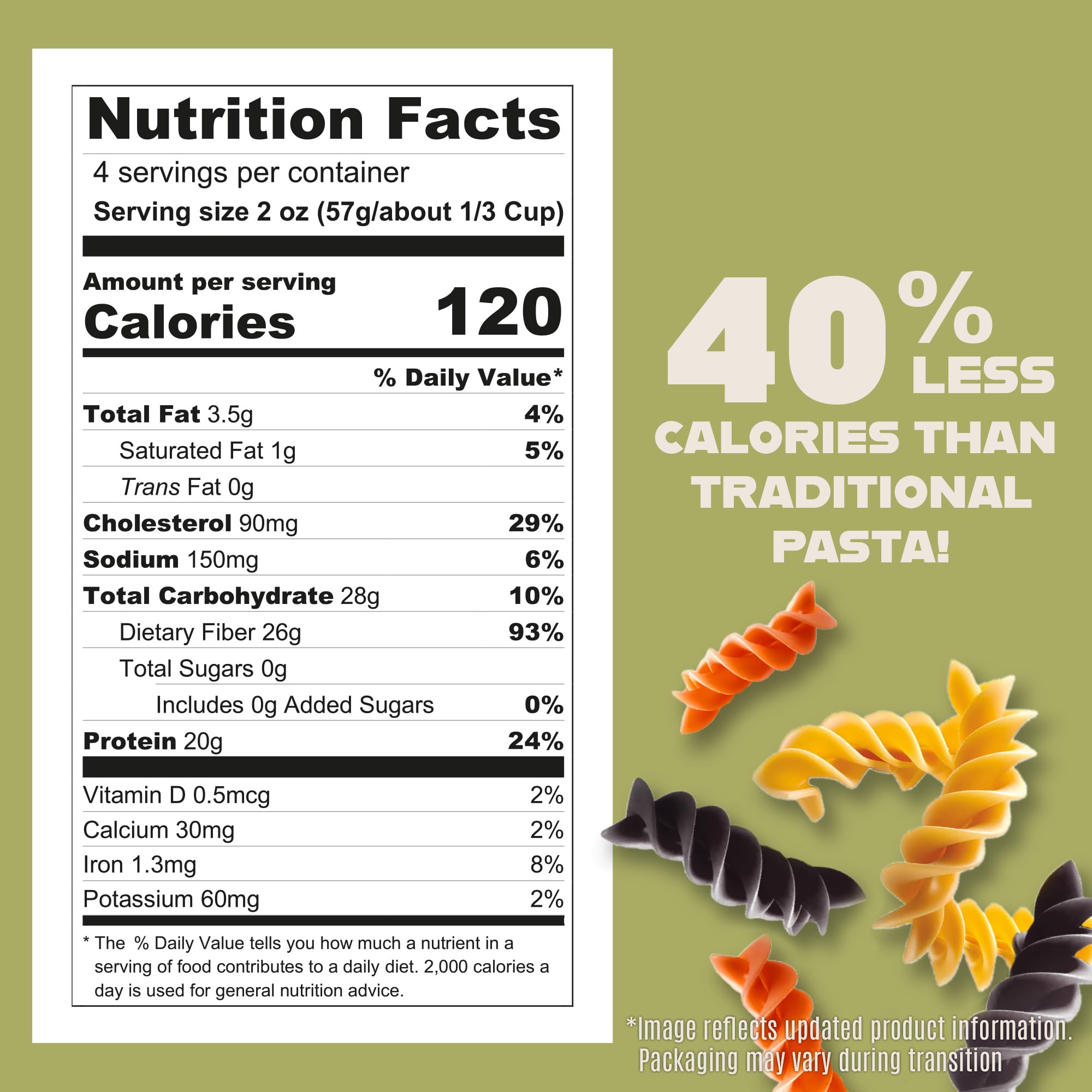 Care Free Kitchen rotini spirals holding tomato sauce for better flavor