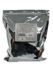 Freshly baked brownies made with Caribbean Coastal Delights cacao powder highlighting rich chocolate results