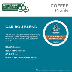 Caribou Coffee ground coffee texture close-up highlighting rich, specialty beans