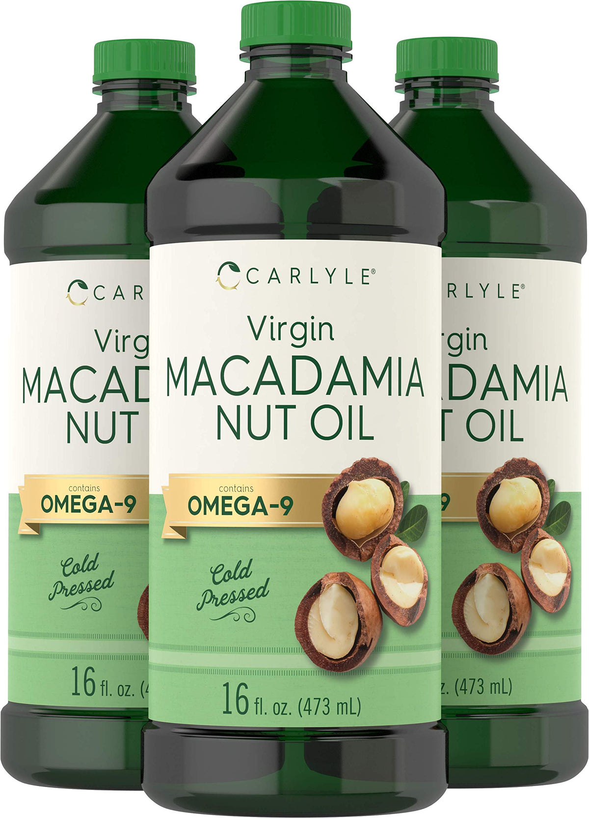 Carlyle front label pack showing product identity and three-bottle value
