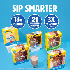 Carnation Breakfast Essentials strawberry mixed smoothie for easy on-the-go nutrition
