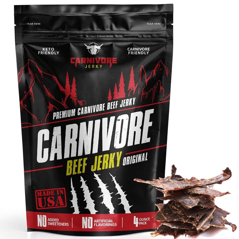 Carnivore Electrolytes front pouch view showing clean label and resealable benefit