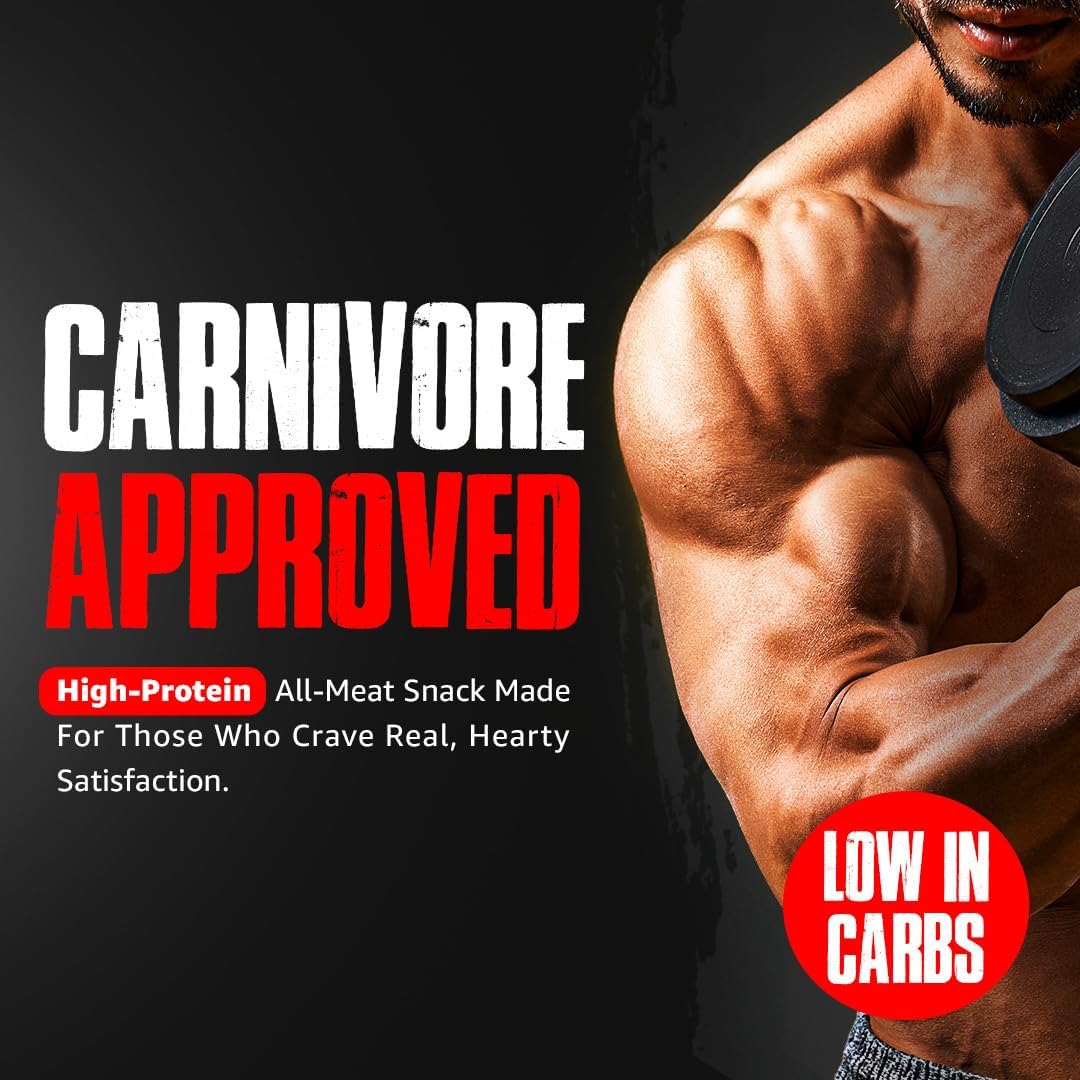 Carnivore Electrolytes 4 oz pouch beside hand for scale and easy portability