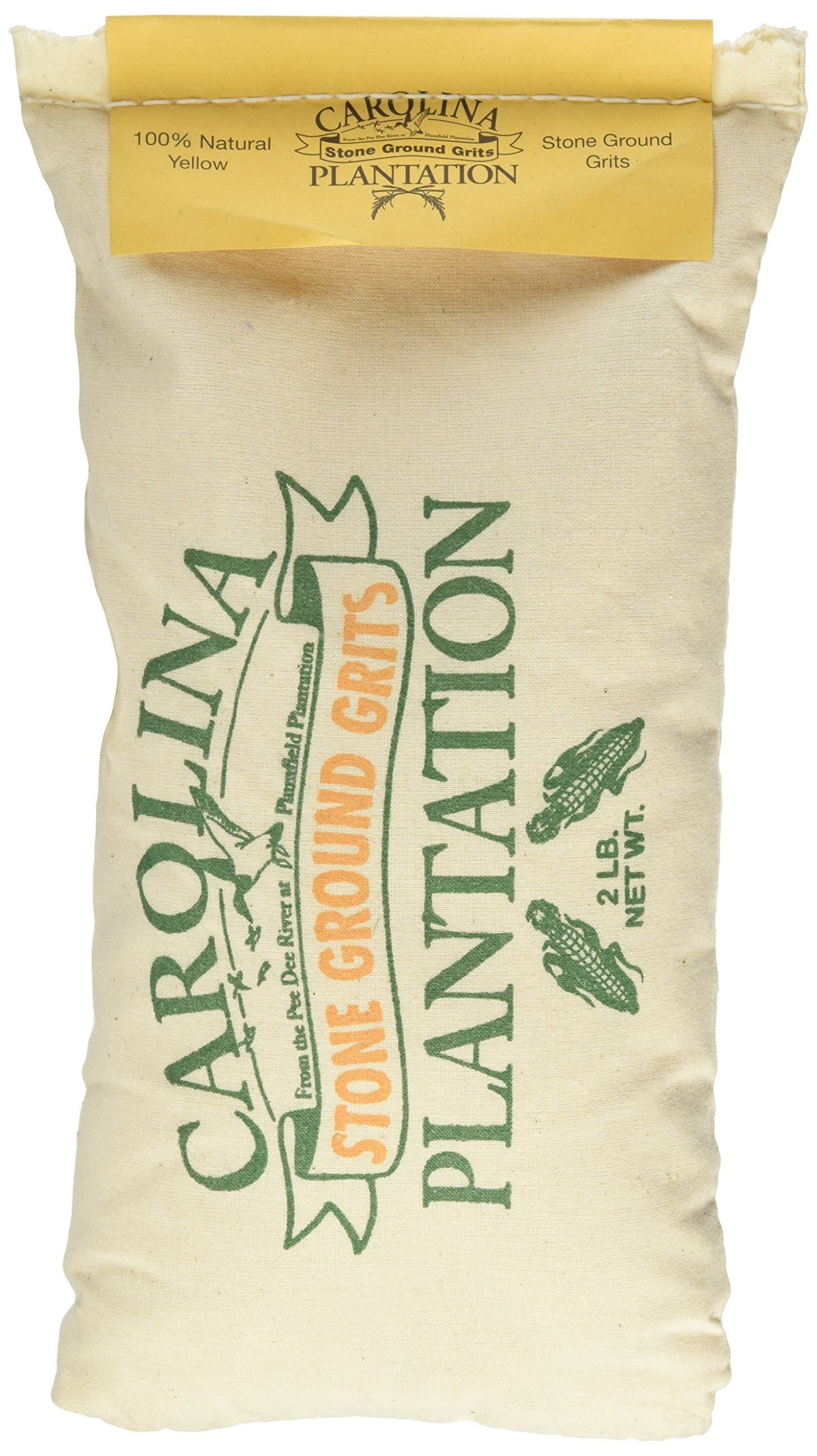 Carolina Plantation front cloth bag packaging showing rustic label and gift appeal