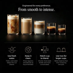 Carraro pod inserted in a Nespresso OriginalLine machine for convenience