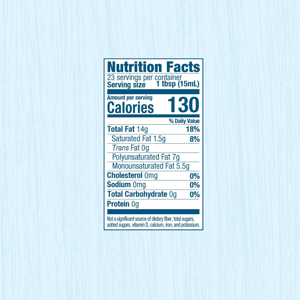 12 fl oz Carrington Farms bottle beside a measuring cup showing portion scale