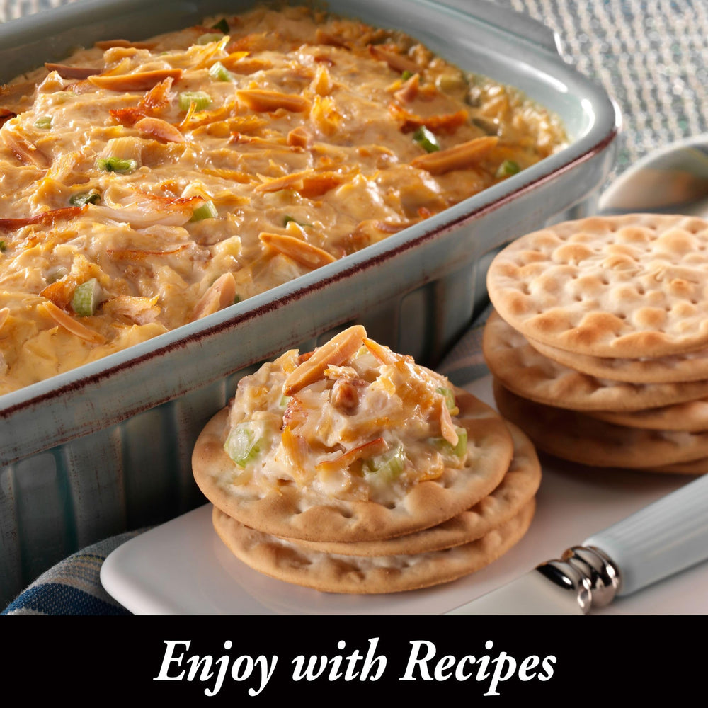 Carr's crackers with cheese pairing staged for appetizing presentation benefit