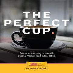 CARTOGRAPH COFFEE hot cup in hand after stirring stick for fast comforting beverage benefit