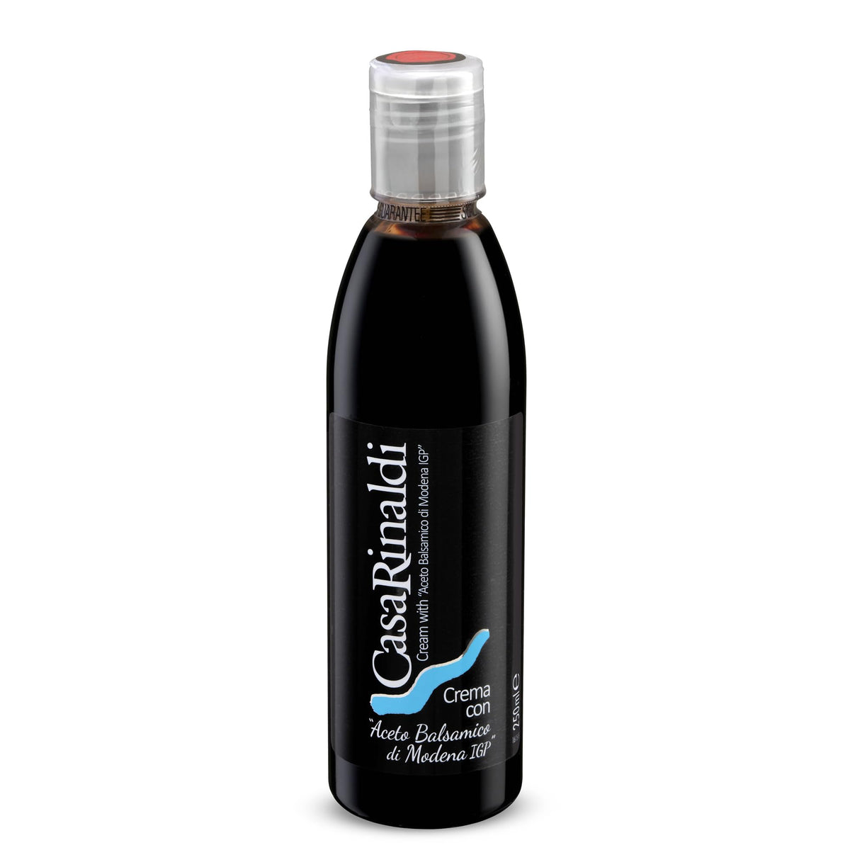 Casa Rinaldi bottle front view showing label and premium packaging benefit