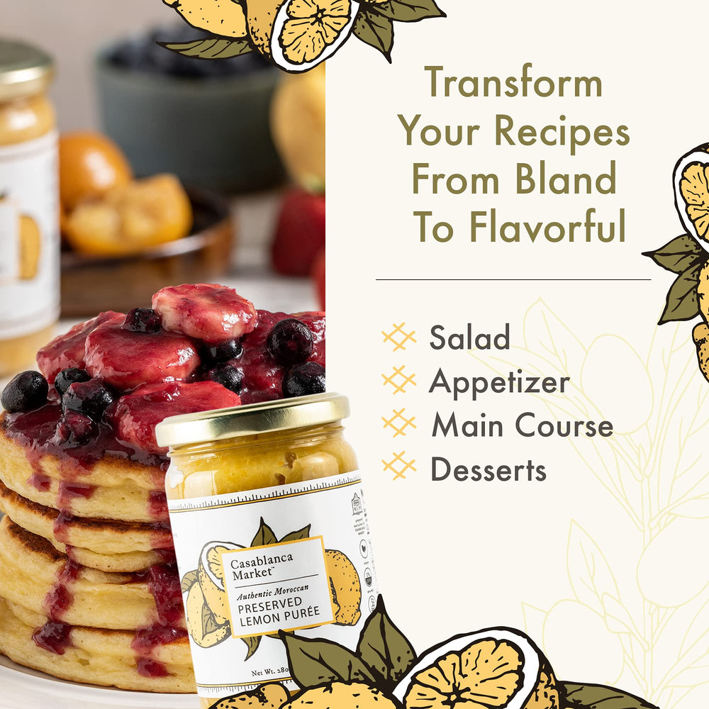 Casablanca Market label detail showing ingredients and clean, all-natural product benefit