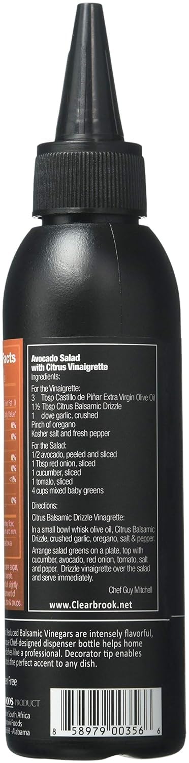Castillo De Pinar syrup texture close-up, glossy reduced consistency for plating benefit