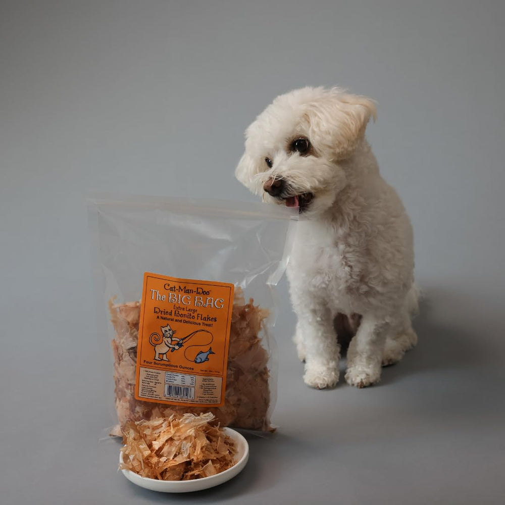 Life Essentials by Cat-Man-Doo close-up of thin bonito flakes highlighting texture and aroma