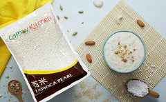 CATHAY KITCHEN cooked sago pearls in bowl offering chewy dessert topping