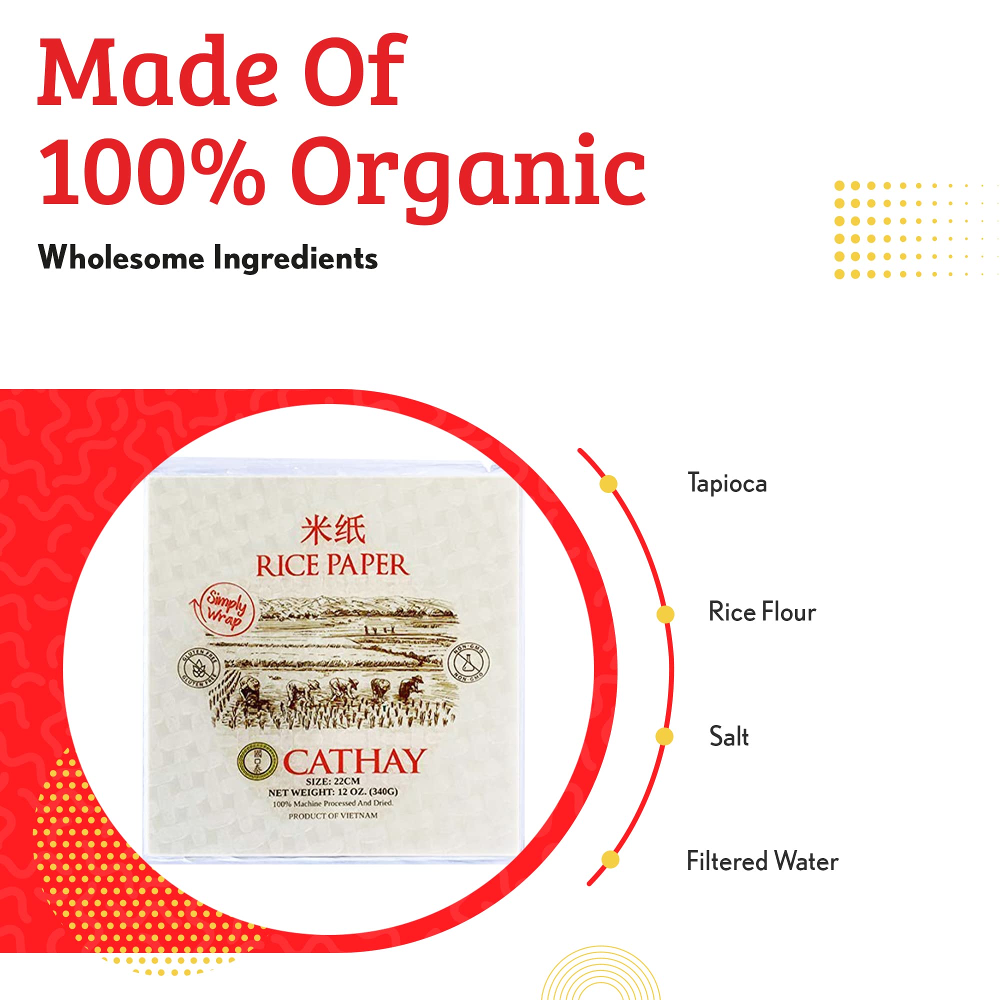 Cathay rice paper edge texture detail demonstrating durable, tear-resistant finish