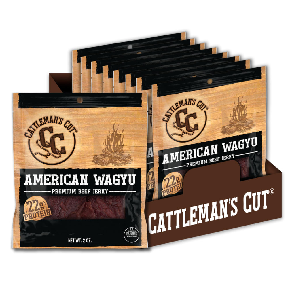 CATTLEMAN'S CUT front packaging showing clear pouch and premium seal benefit freshness