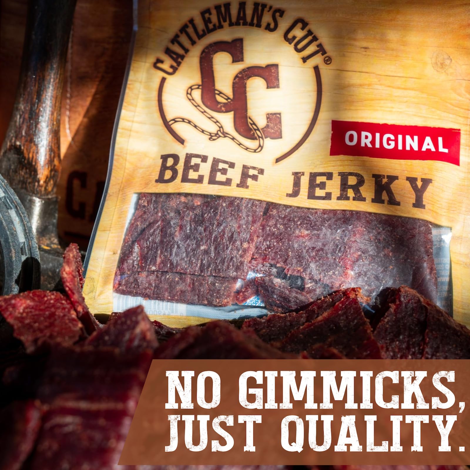 Cattleman's Cut held in hand for scale demonstrating generous 10-ounce portion