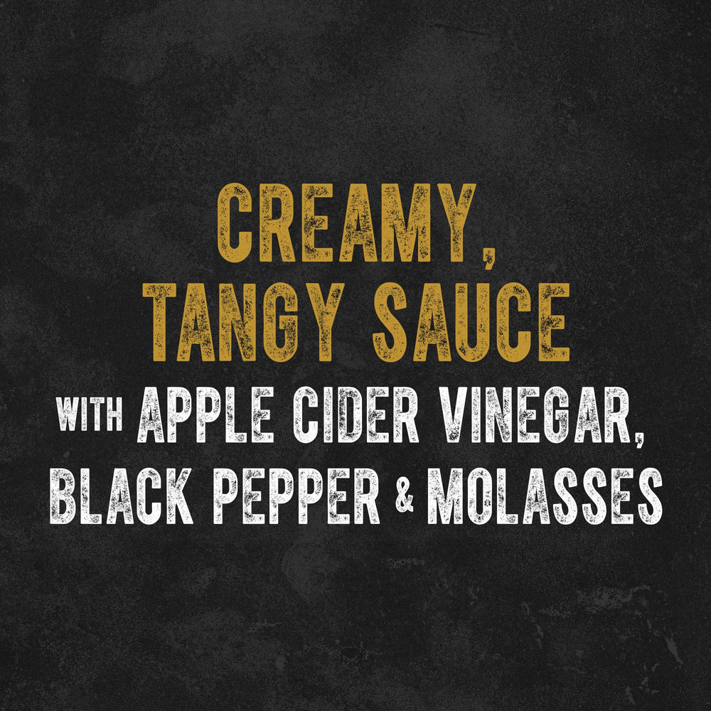 Cattlemen's sauce pouring closeup with smooth texture and cling benefit