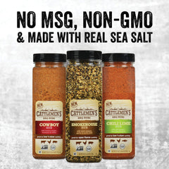 Cattlemen's chili lime rub applied to raw fish fillet to enhance seafood flavor before cooking