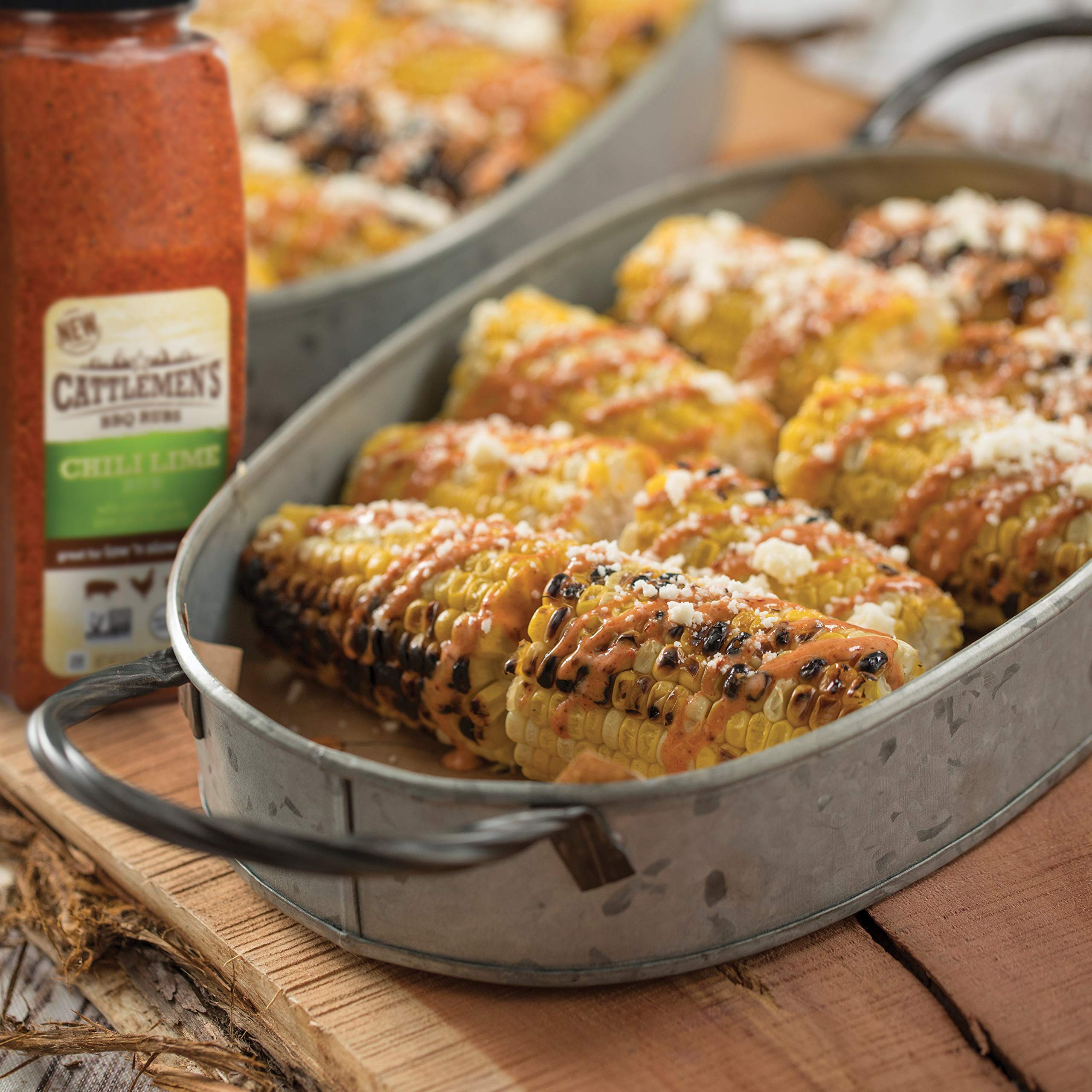 Cattlemen's chili lime rub coated on grilled chicken showcasing golden crust and tangy finish
