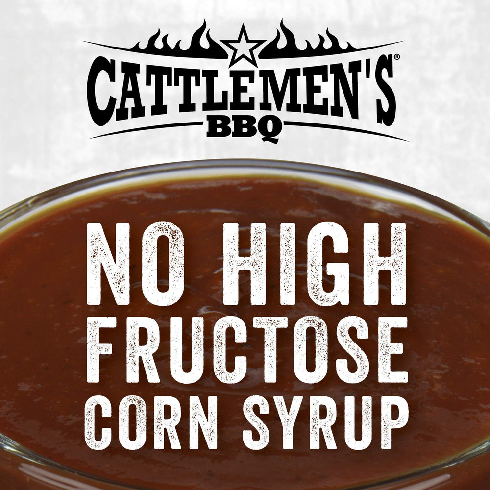 Cattlemen's sauce drizzled on grilled shrimp adding sweet-smoky depth