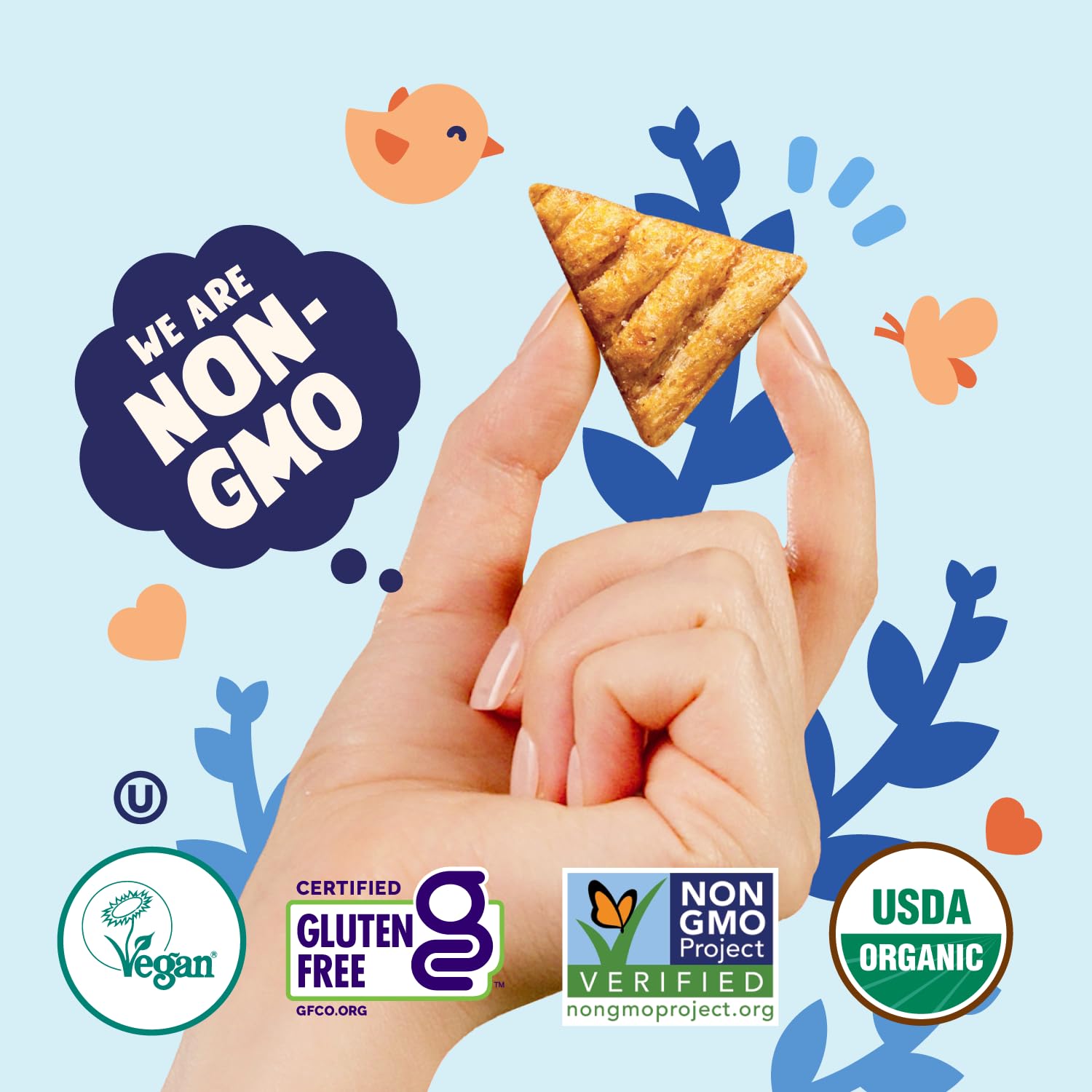 Caulipuffs nut-free facility certification label reassuring allergy safety