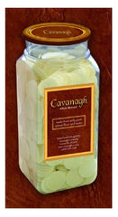 Cavanagh front packaging showing 750 wafers and clear container for easy storage