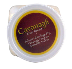 Cavanagh wafers arranged on a communion table ready for service