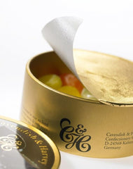 Cavendish & Harvey three-pack tins on a table shared among friends for easy gifting and snacking