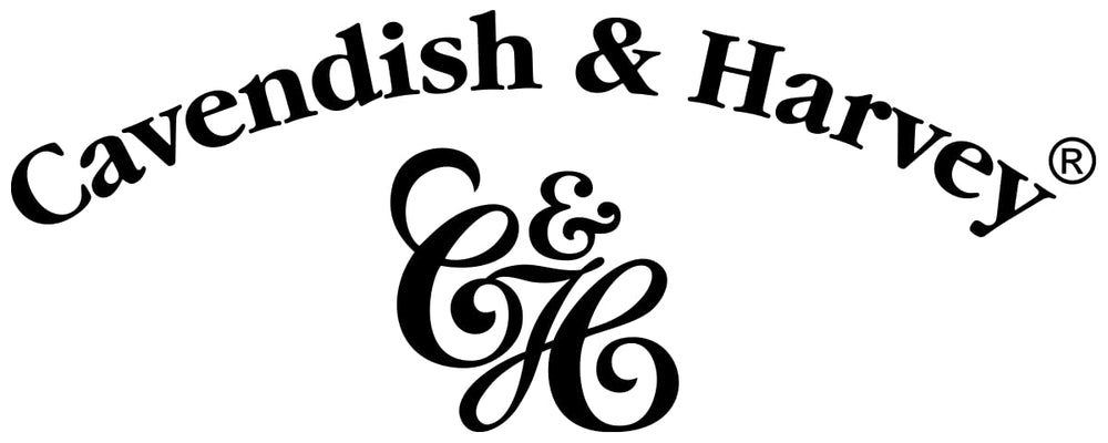 Cavendish & Harvey jar held in hand to show scale and generous 34-ounce quantity