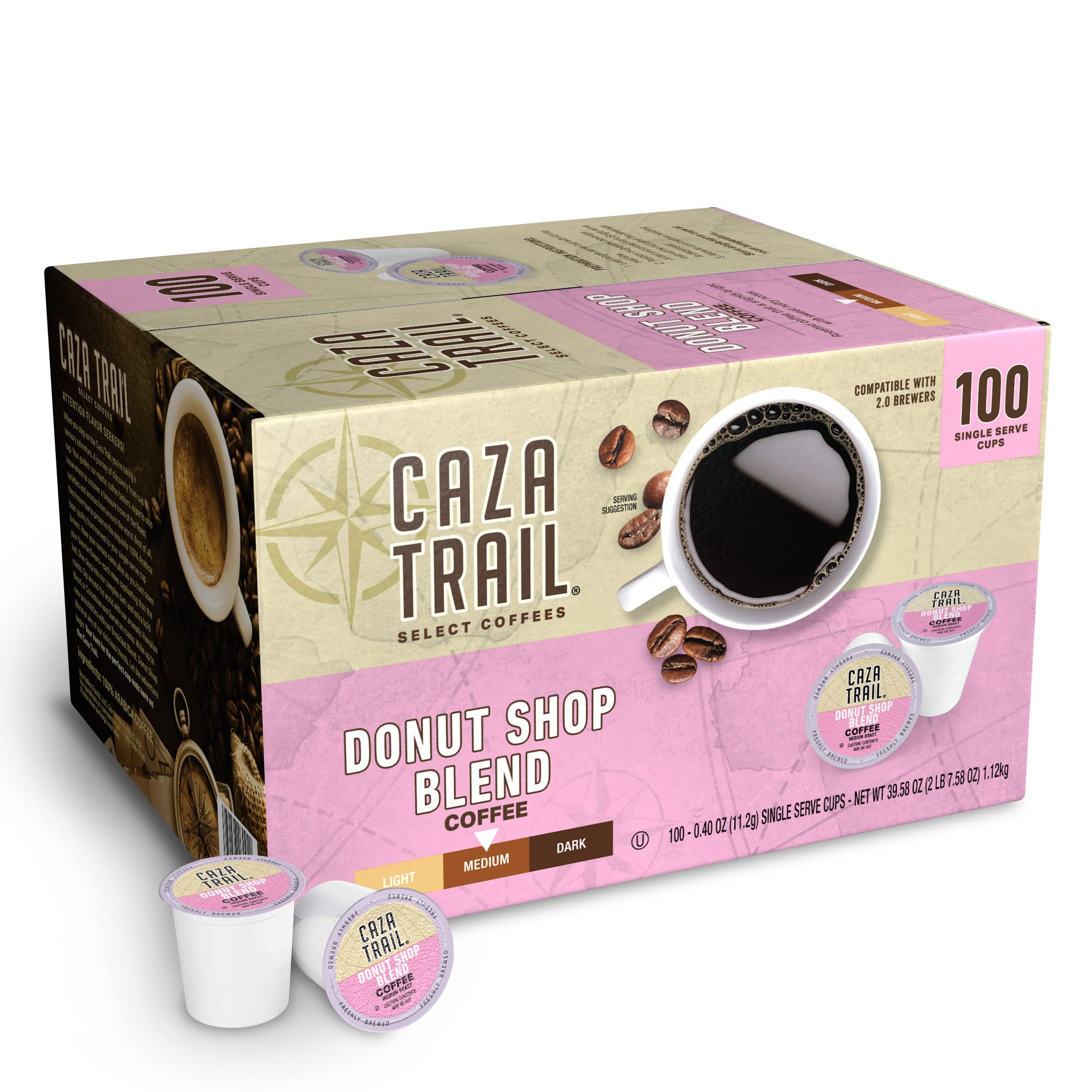 Caza Trail front packaging showing 100-count box and blend name for easy identification