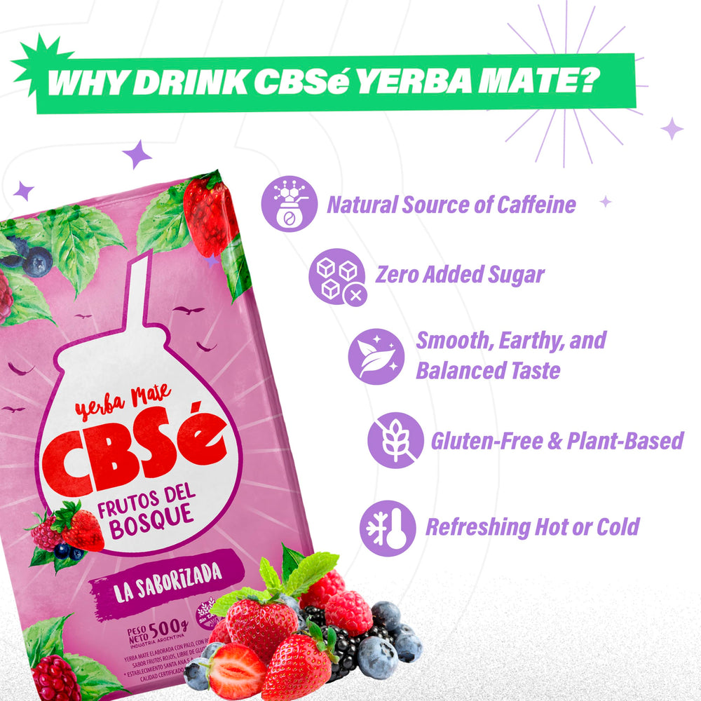 CBSé close-up of yerba leaf texture highlighting quality and smooth mouthfeel
