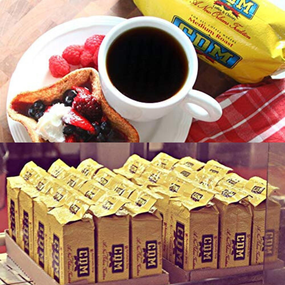 CDM four-pack stacked in pantry for value and shelf-ready storage