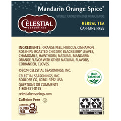 Celestial Seasonings brewed steaming cup showcasing warming spice aroma