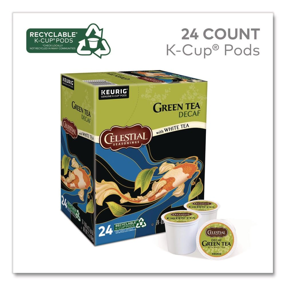 Celestial Seasonings brewed cup in a cozy setting illustrating smooth decaf flavor ready to enjoy