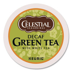 Celestial Seasonings box next to a standard mug for scale showing 24 pods per box convenience