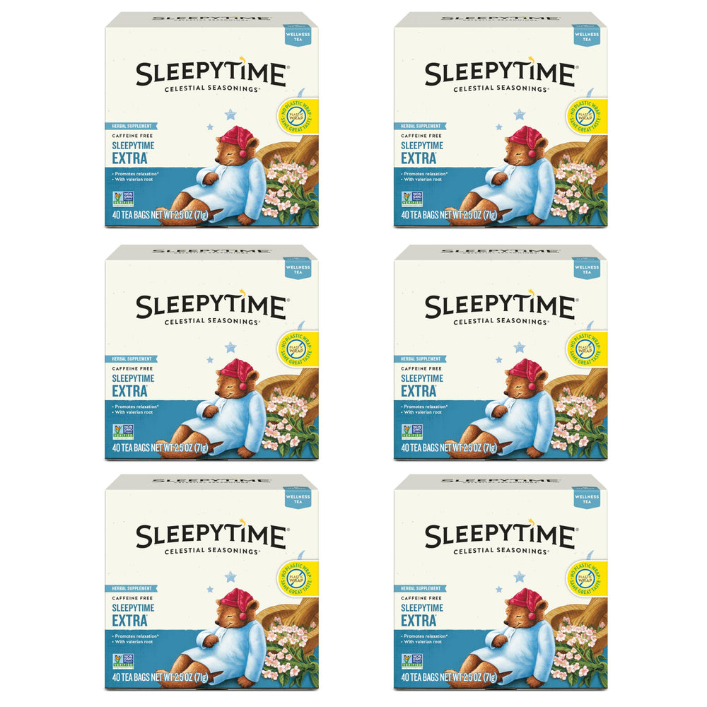 Celestial Seasonings front box showing product name and pack size for quick identification