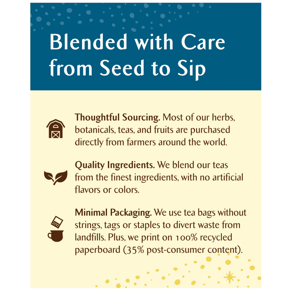 Celestial Seasonings brewed cup of Mint Magic showcasing clear minty color and aroma