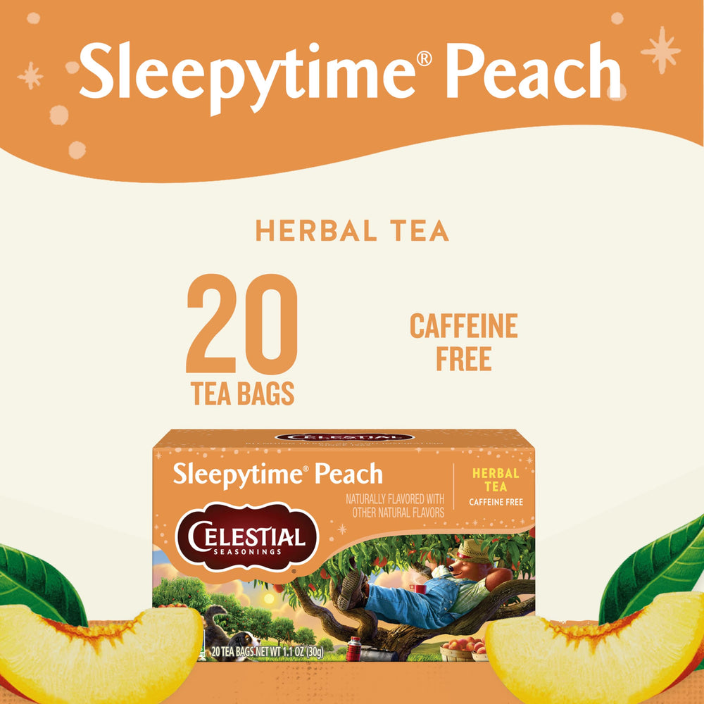 Close-up of Celestial Seasonings tea bag without strings, easy composting benefit