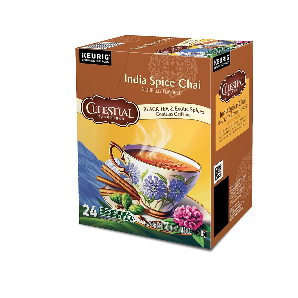 Celestial Seasonings side label and details emphasizing product origin and ingredient clarity