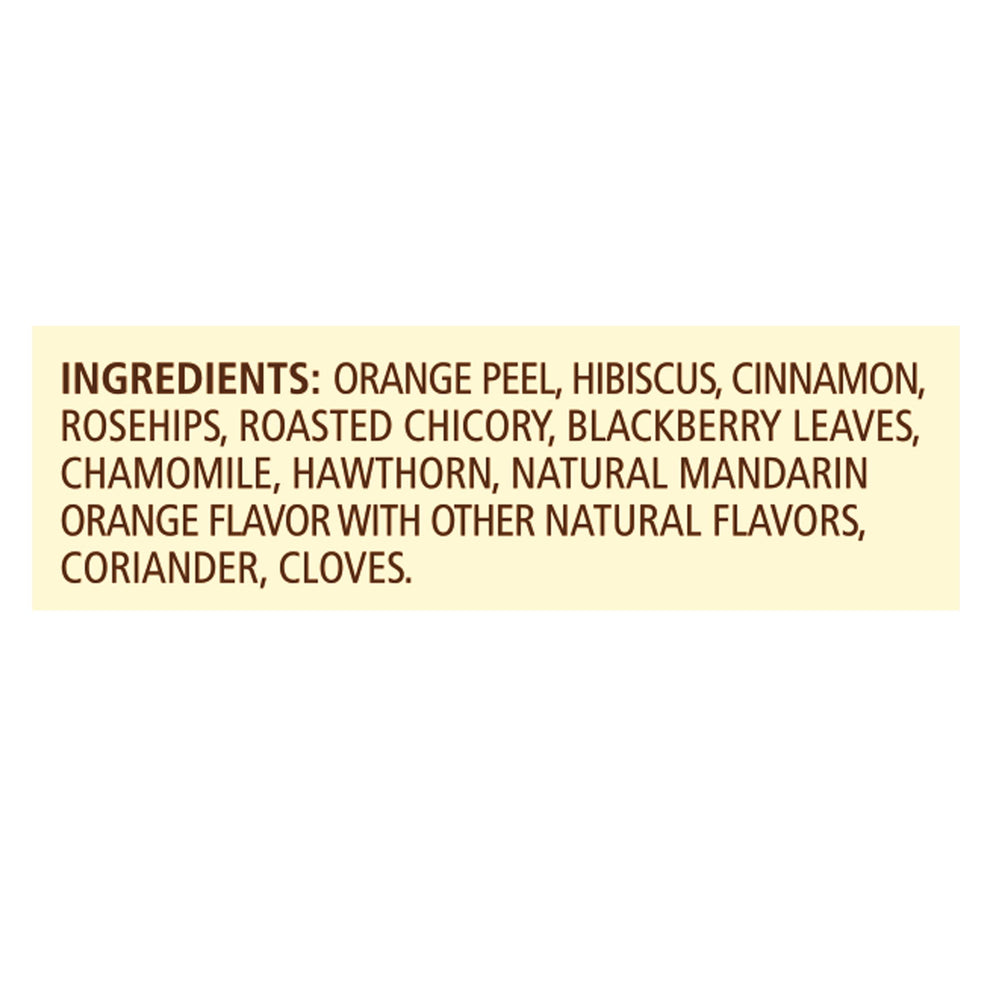 Celestial Seasonings iced tea in glass demonstrating refreshing, caffeine-free option