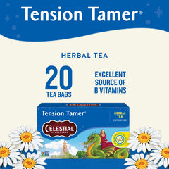 Celestial Seasonings open box with visible tea bags and tidy packaging