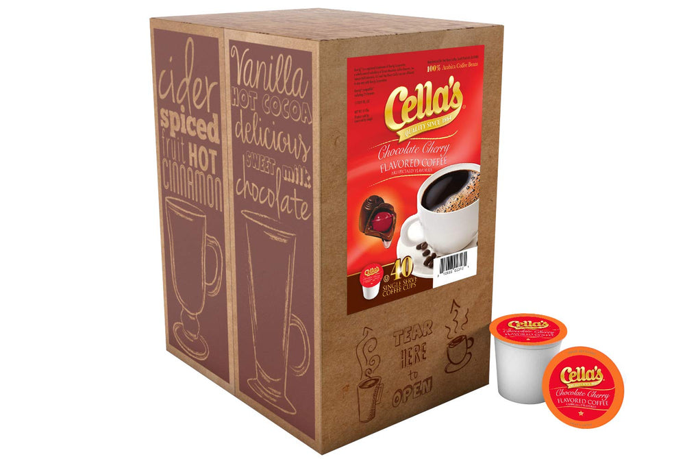 Cella's single-serve pod close-up, showing sealed lid and easy-use design for consistent brewing