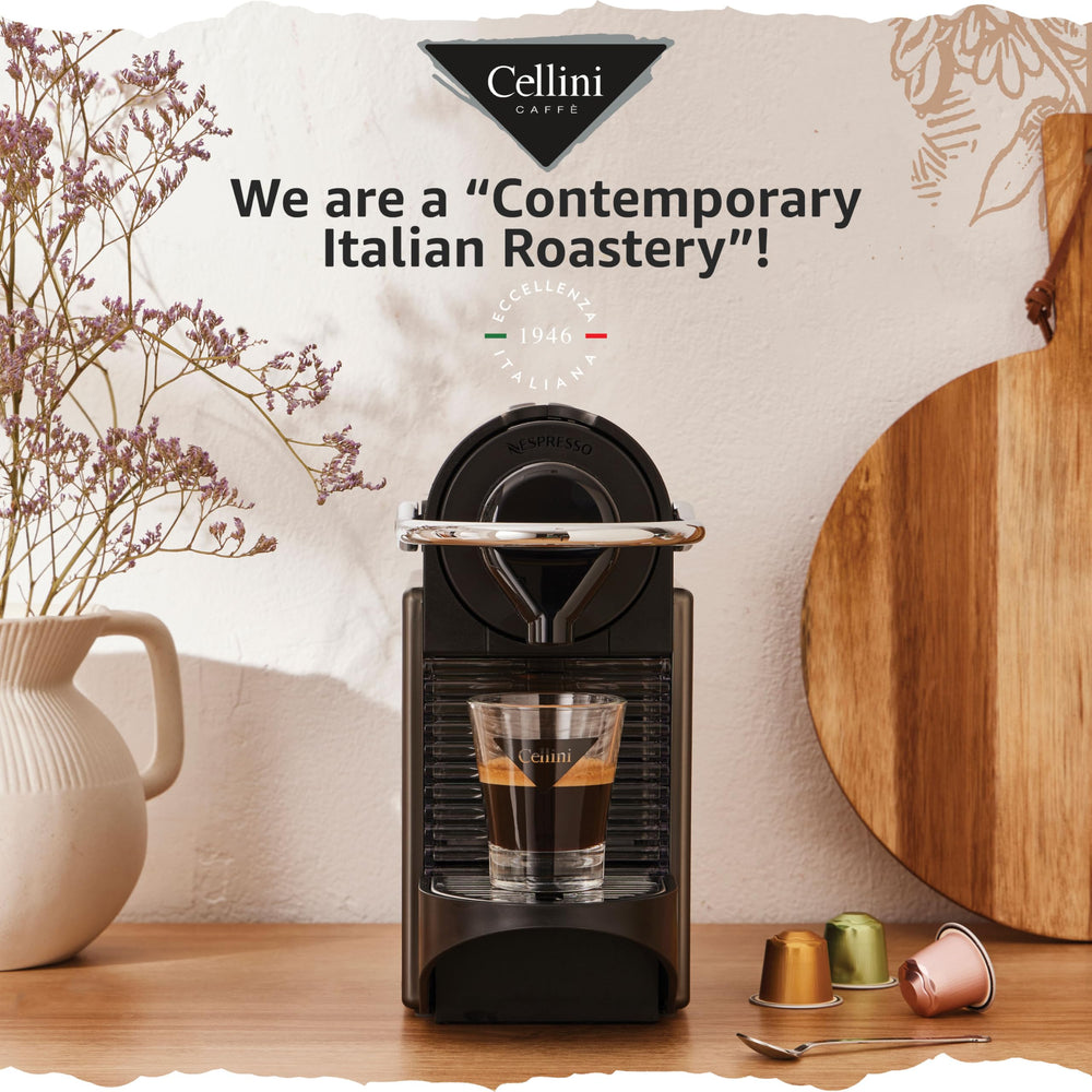 Cellini capsule by recycling bin showing recyclable aluminum benefit