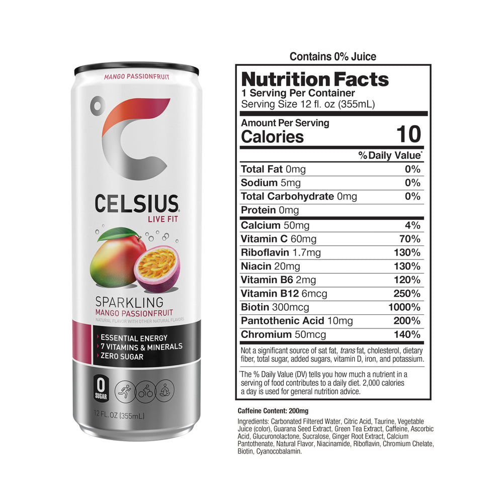 CELSIUS close-up carbonation bubbles showcasing refreshing sparkling texture