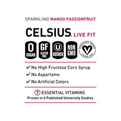 CELSIUS can held in hand demonstrating slim 12 fl oz size and portability