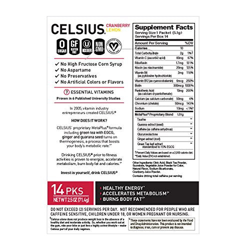 Mixed CELSIUS drink in clear bottle showing refreshing taste and clarity