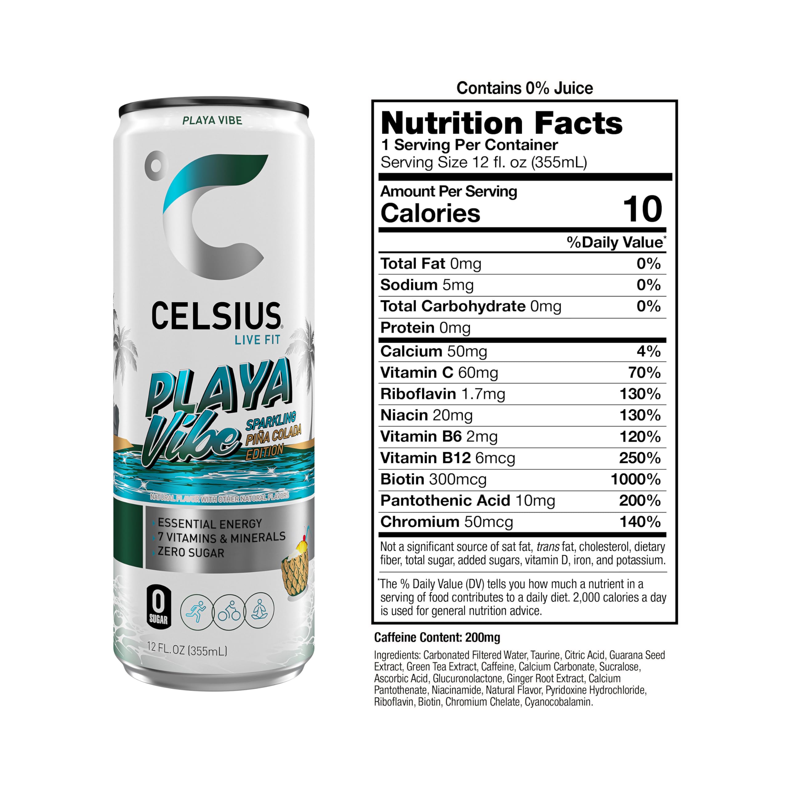 CELSIUS pouring into glass with bubbles showing refreshing texture and instant boost