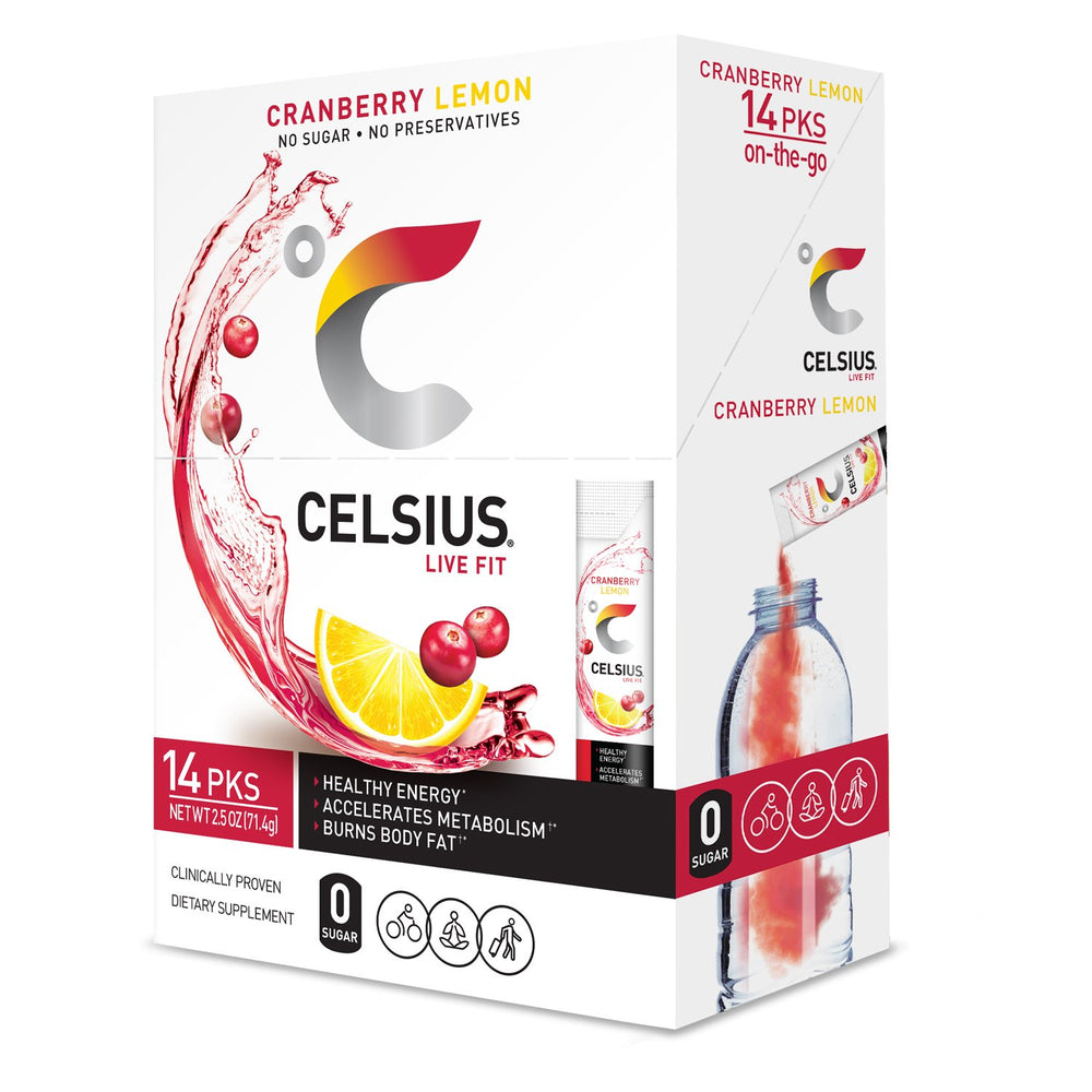 CELSIUS single stick closeup highlighting portable energy convenience